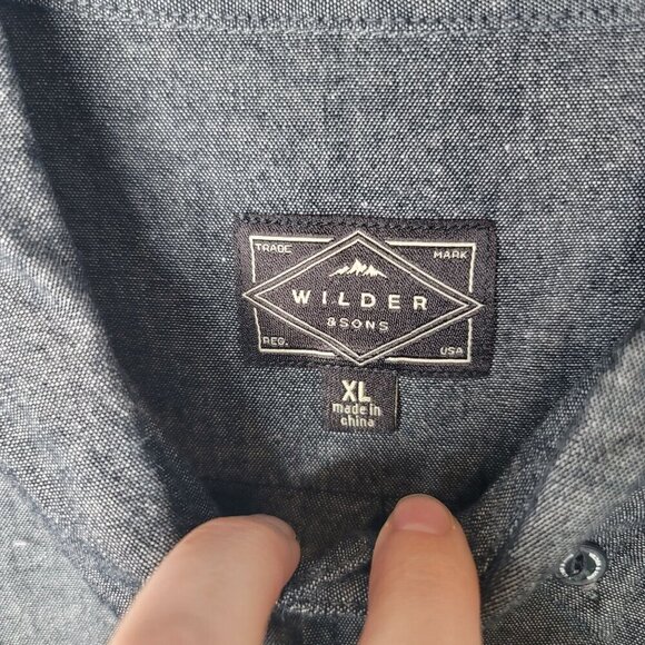 Wilder & Sons Button Up Mens XLarge - Picture 5 of 7